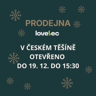 Náš tým se pomalu připravuje na vánoční a novoroční přestávku ✨. Jsou to poslední dny, kdy nás můžete navštívit v...